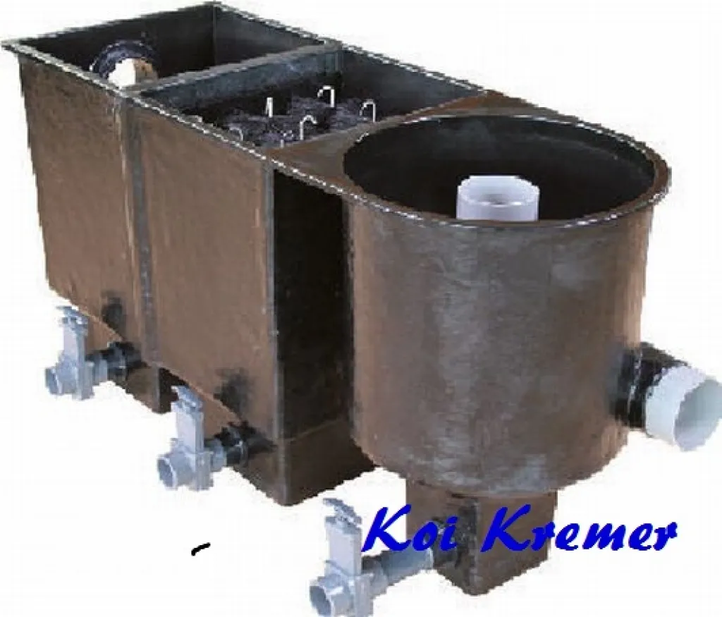 Teichfilter Eco 2  VortexTripond Mehrkammerfilter 2, 3, Kammern NEU Japan Koi Ko