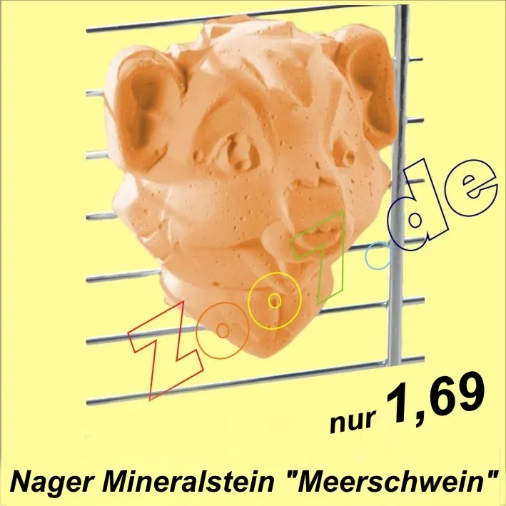 Mineralien-Leckstein für Nager, Hamster, Meerschweinchen, Hasen usw.