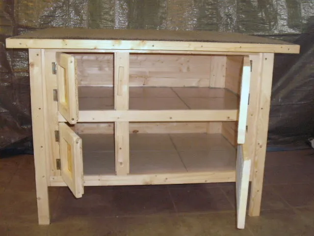 Kleintierhaus XL mit zwei Etagen – Bild 1