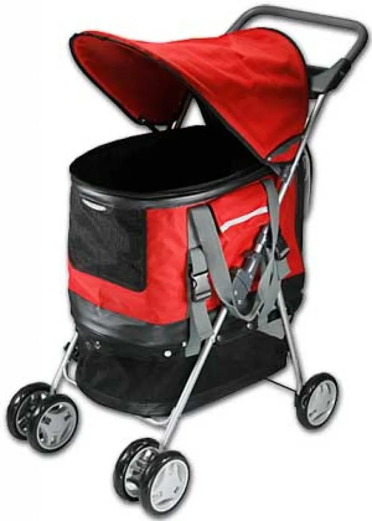Der Pet-Stroller - ein Hundebuggy mit abnehmbarer Tasche
