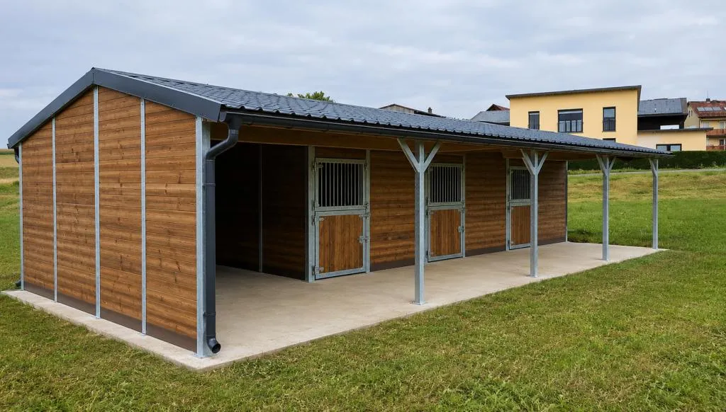 Pferdeboxen, Außenställe oder einen kompletten Pferdestall bauen