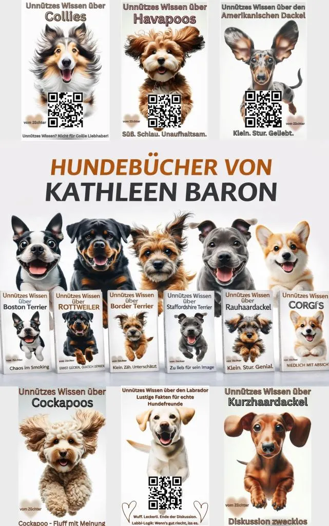 Hundebücher von Kathleen Baron machen deinen Alltag leichter!