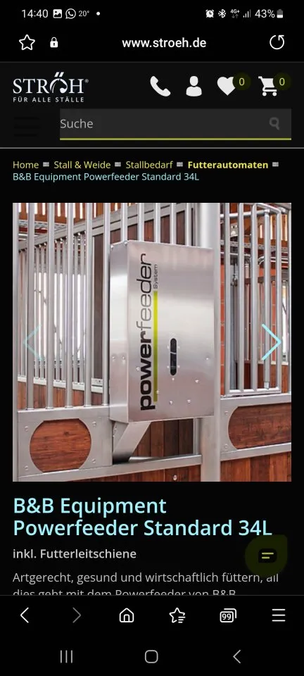Futterautomat B&B Equipment
